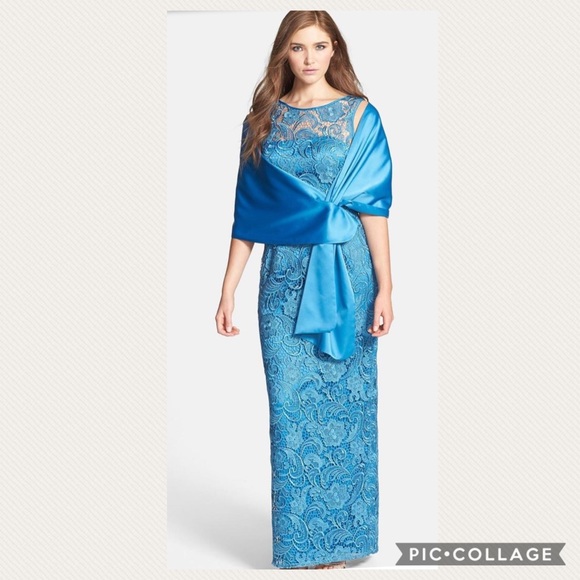 Adrianna Papell Dresses & Skirts - Adrianna Papell sleeveless lace long dress
